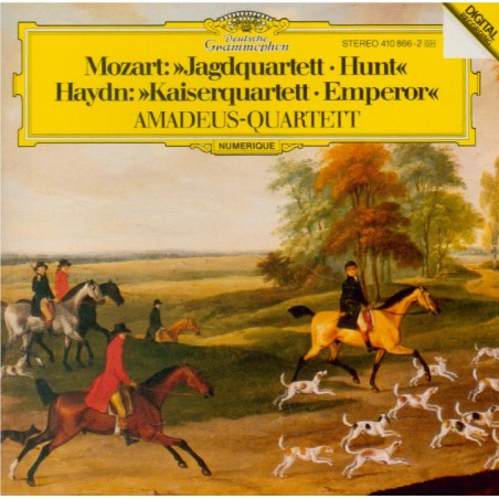MOZART - Amadeus Quartet - Quatuor à cordes n°17 en si bémol majeur K.45